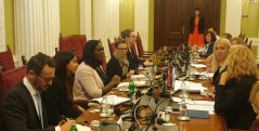18 September 2019 The Chairperson and members of the Committee on Human and Minority Rights and Gender Equality in meeting with the member of the French National Assembly